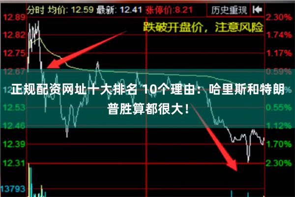 正规配资网址十大排名 10个理由：哈里斯和特朗普胜算都很大！